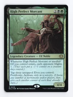 High Perfect Morcant #229 FOIL Rare MTG Lorwyn Eclipsed ECL PACK FRESH - Image 1