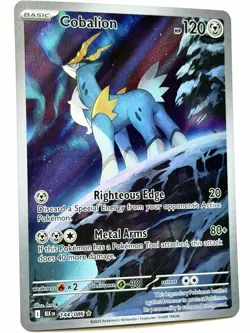 Pokemon TCG - Cobalion Illustration Rare Black Bolt 144/086 English - Image 1