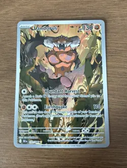 Landorus Illustration Rare 131/086 Pokemon Black Bolt English IR - Image 1