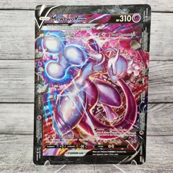 Jumbo Mewtwo V-UNION SWSH160 Oversized Topper 2021 Pokemon 159-162 Promo - Image 1