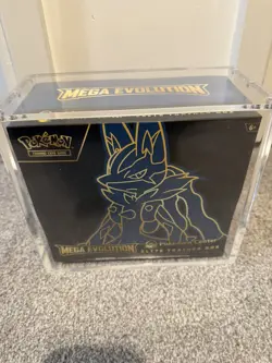 Pokemon Center Mega Evolution Lucario PC ETB -Sealed New with acrylic case - Image 1