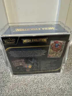 Pokemon Center Mega Evolution Lucario PC ETB -Sealed New with acrylic case - Image 2
