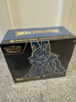 Pokemon Center Mega Evolution Lucario PC ETB -Sealed New with acrylic case - Image 4
