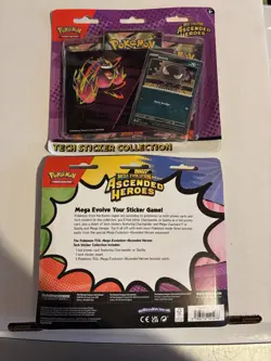 Pokemon TCG Ascended Heroes Tech Sticker Collection GASTLY ( 2 In- Hand) - Image 2