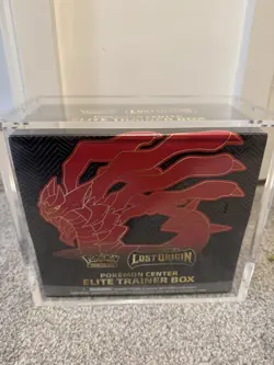 Pokemon Center Lost Origin ETB Elite Trainer Box Sealed-with acrylic case - Image 1