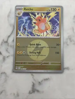 ⚡ Pokemon TCG Raichu 056/217 Ascended Heroes Electric Energy Reverse Holo ⚡ - Image 1
