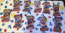 New Pokemon Mega Evolution Phantasmal Flames Sleeved Booster Packs Sealed Lot 50 - Image 1