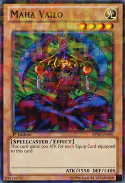 1x (NM) Maha Vailo - BP02-EN006 - Mosaic Rare - Unlimited Edition YuGiOh - Image 1