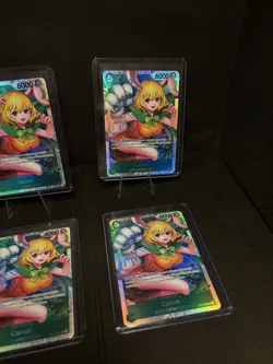 One Piece CCG Carrot Two Legends OP08-023 SR Lot Of 4 Playset - Image 3