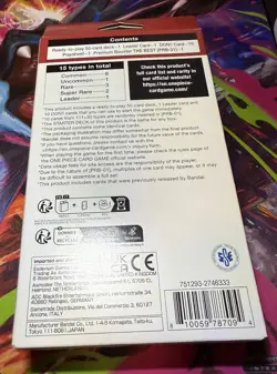 ONE PIECE TCG: Edward Newgate (RED) STARTER DECK (ST-15) NEW/SEALED - Image 3