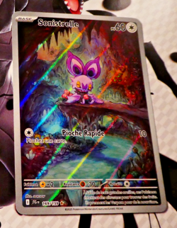 Pokemon Francais Card Holo Carte Sonistrelle AR 169/159 EV09 FR JTG Mint 2025 - Image 1