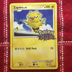 💥Zapdos 8/16 Pokemon Rumble Stamped Pokemon Card Excellent Condition💥 - Image 1