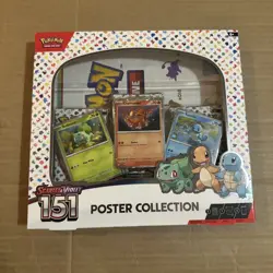 Pokemon Trading Card Games Scarlet & Violet 3.5 151 Poster Collection Box New - Image 1