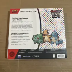 Pokemon Trading Card Games Scarlet & Violet 3.5 151 Poster Collection Box New - Image 2