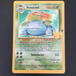 Venusaur 15/102 Celebrations 25th Anniversary NM Holo Foil Rare Pokemon Card - Image 1