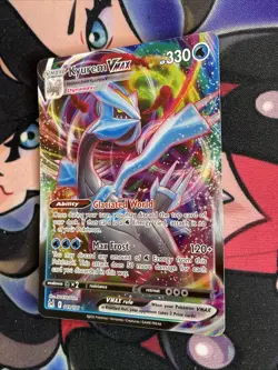 Kyurem Vmax 049/196 Lost Origin NM Full Art Ultra Rare Pokemon Card - Image 3