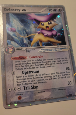 Pokemon TCG Delcatty ex 91/100 - Crystal Guardians - Image 3