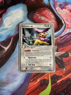 Delcatty EX 91/100 Holo Rare Pokemon Card 2006 Crystal Guardians SWIRL HP/DMG - Image 1