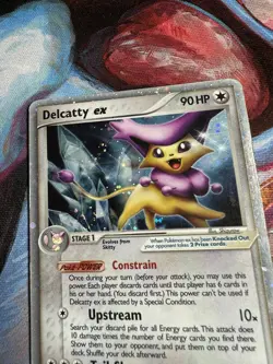 Delcatty EX 91/100 Holo Rare Pokemon Card 2006 Crystal Guardians SWIRL HP/DMG - Image 4