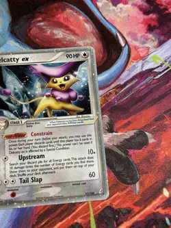 Delcatty EX 91/100 Holo Rare Pokemon Card 2006 Crystal Guardians SWIRL HP/DMG - Image 5