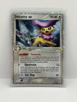 SWIRL Pokemon Delcatty ex 91/100 Crystal Guardians Holo LP/NM - Image 1