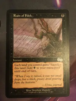 MTG Rain of Filth [x1] {Urza's Saga} MP - Image 1