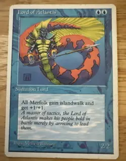 MTG - Lord of Atlantis - Fourth Edition - 1995 - NM - magic the gathering - Image 1