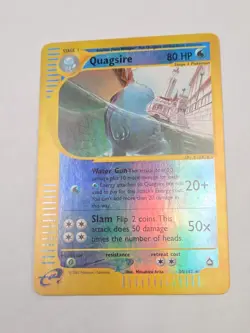 Quagsire 30/147 Aquapolis E-reader Reverse Holo Pokemon TCG LP - Image 1