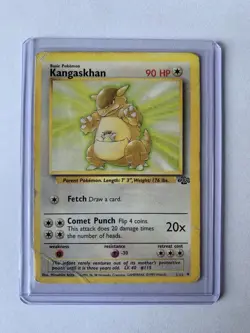 Pokemon TCG Kangaskhan Jungle 5/64 Misprint (Non Holo) Vintage Rare - Image 1