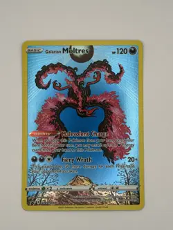 Pokemon TCG Galarian Moltres SWSH284 Sword & Shield Illustration - Image 1