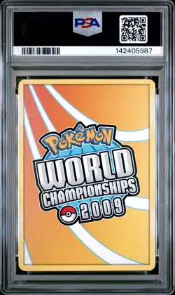 2009 POKEMON WORLD CHAMPIONSHIPS PROMO CROWNED TIGER #146 UXIE LV.X PSA 9 - Image 2
