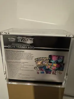 Evolving Skies Vaporeon Pokemon Center Elite Trainer Box in Acrylic Case - Image 2