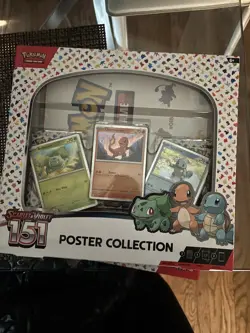 Pokemon TCG: 151 2X Poster Collection Box LOT - 6 Booster Packs - Image 1