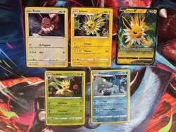Pokemon Lot Eevee Jolteon Glaceon Leafeon Promo Holo - Image 1