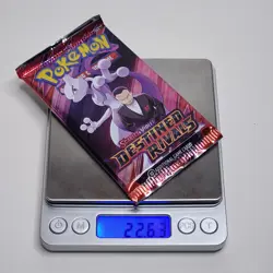 Very Heavy 22.63g Pokemon Destined Rivals Booster Pack - Factory Sealed - Image 1
