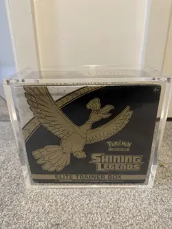 Pokemon TCG Sun & Moon Shining Legends Elite Trainer Box New with acrylic case - Image 1