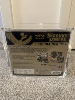 Pokemon TCG Sun & Moon Shining Legends Elite Trainer Box New with acrylic case - Image 2