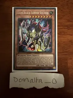 Yugioh Toon Black Luster Soldier TOCH-EN001 1st Edition Collector’s Rare NM - Image 1