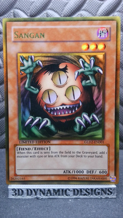 | Yugioh Sangan GLD2-EN001 Gold Rare Gold Series 2009 NM- 🔥 | - Image 1