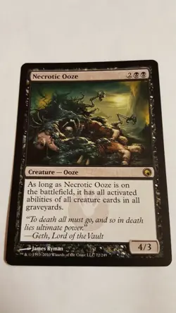 1x NECROTIC OOZE - Scars of Mirrodin/Masters - MTG - NM - Magic The Gathering - Image 1