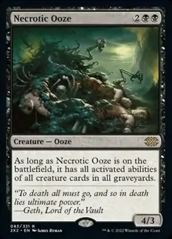 1x NECROTIC OOZE - Scars of Mirrodin/Masters - MTG - NM - Magic The Gathering - Image 2