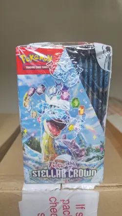 Pokemon TCG Sword & Shield Stellar Crown Booster Box Factory sealed - Image 3