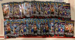 Pokemon TCG: STELLAR CROWN BOOSTER 72 Sealed Packs from sealed products SV07 - Image 1