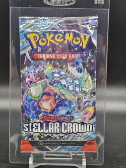 Pokemon TCG x1 Scarlet & Violet Stellar Crown Booster Pack - New/Sealed - Image 1