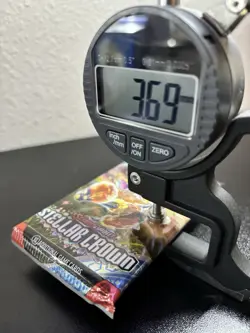 Pokemon Stellar Crown Booster Pack Sealed 22.51g 3.69mm Heaviest! - Image 3