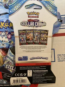 20x Stellar Crown Sleeved Booster Packs Factory Sealed SV07 Pokemon TCG - Image 3