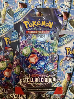 20x Stellar Crown Sleeved Booster Packs Factory Sealed SV07 Pokemon TCG - Image 4