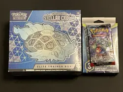 Pokemon TCG S&V Stellar Crown Elite Training Box ETB & 3 Pack Booster Box Sealed - Image 1