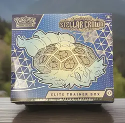 Pokemon TCG S&V Stellar Crown Elite Training Box ETB & 3 Pack Booster Box Sealed - Image 2