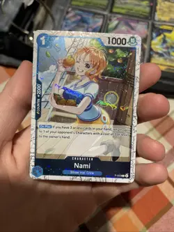 Nami P-053 English Jolly Roger Holo Foil Promo PRB01 One Piece Card Game TCG CCG - Image 1